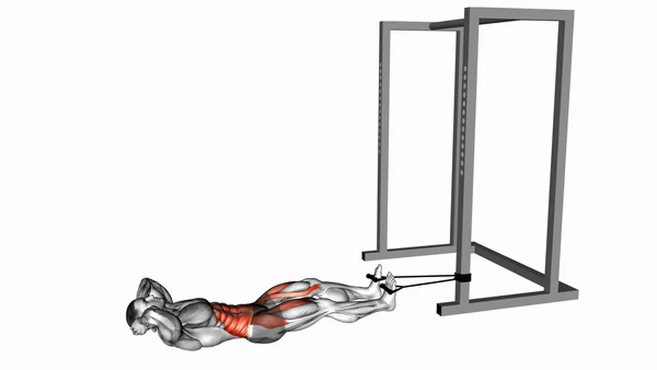 Band Bicycle Crunch Exercise Guide How To Muscles Worked Variations