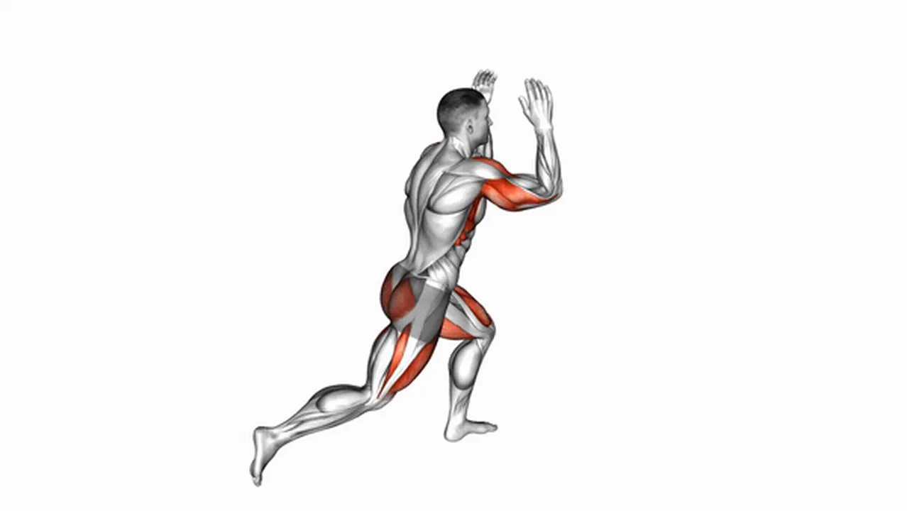 Bodyweight Reverse Lunge With Overhead Reach Exercise Guide How To 