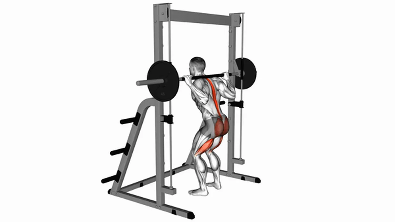 How to do Smith Bent Knee Good Morning? Image