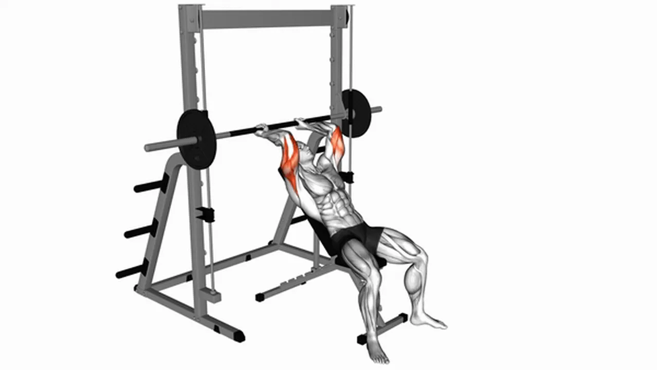What are the benefits of Smith Machine Incline Tricep Extensions? Image