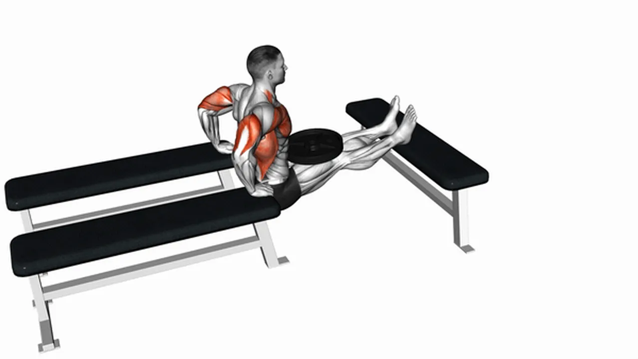 What are the benefits of Weighted Three Bench Dips? Image
