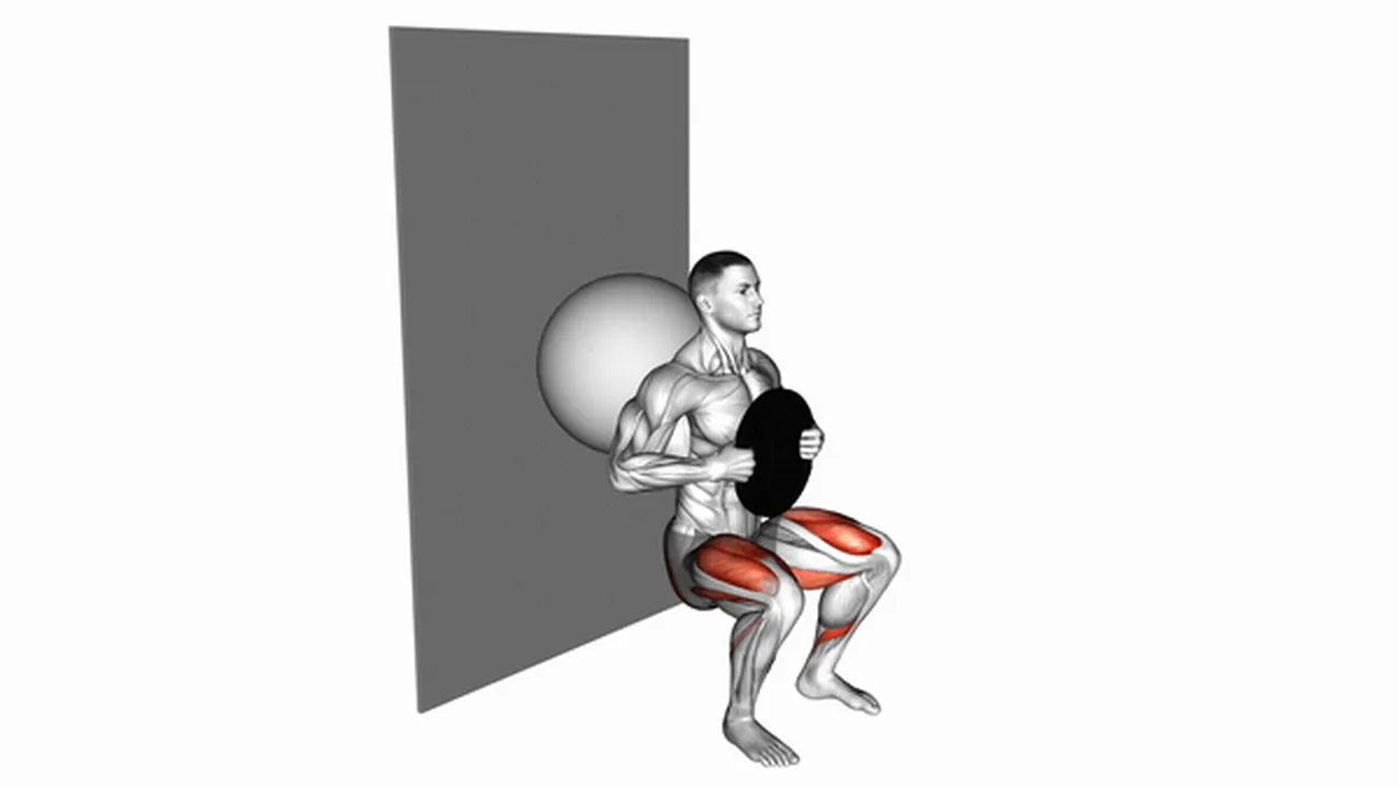 How to do Weighted Wall Squats? Image